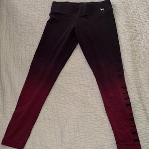 VS Pink ombré leggings